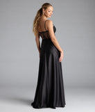 Turn heads at Prom 2025 in this black prom dress, where statement-making details meet the iconic style of the Antonina Sweetheart Corset A-Line Satin Formal Dress.