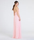 Make a bold statement in the Kimora Lace Tulle A-Line Formal Dress in pink, the perfect spring dress for weddings, cocktail hours, nights out, and/or seasonal celebrations.