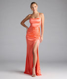Lucille Formal Satin Mermaid Dress