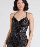 Turn heads at Prom 2025 in this black prom dress, where statement-making details meet the iconic style of the Brooke Lace-Up Mermaid Sequin Mesh Formal Dress.