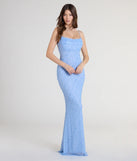 Flaunt your silhouette in the tight Kerry Open Back Bodycon Pearl Bead Formal Dress in periwinkle, a bodycon dress that empowers your look with bold style and effortless edge.