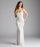 Frida Strapless Mermaid Lace Formal Dress