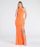 Own every entrance in the Franny Open Back Sequin Formal Dress, a orange party dress perfect for milestone birthdays and grad parties, or dancing through summer nights and unforgettable bachelorette celebrations.