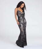 Celebrate in style with the Dakota Mermaid Sequin Formal Dress, a black formal wedding guest dress featuring an elegant silhouette and luxe details, perfect for a black-tie celebration.