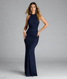 Stefania Lace Open Back Mermaid Formal Dress
