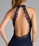 Stefania Lace Open Back Mermaid Formal Dress