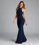Stefania Lace Open Back Mermaid Formal Dress