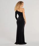 Make the big day unforgettable with the Sasha One-Shoulder Mermaid Velvet Formal Dress, a gorgeous black bridesmaid dress that balances elegance and affordability.