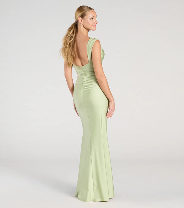 Kaitlin Low Back Slit Mermaid Formal Dress Kaitlin Low Back Slit Mermaid Formal Dress