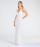 Tyra Halter Open Back Pearl Mermaid Formal Dress