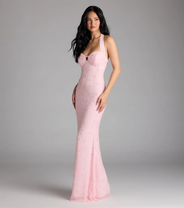 calla seapearl embellished maxi dress Calla Seapearl Embellished Maxi Dress House of Cb