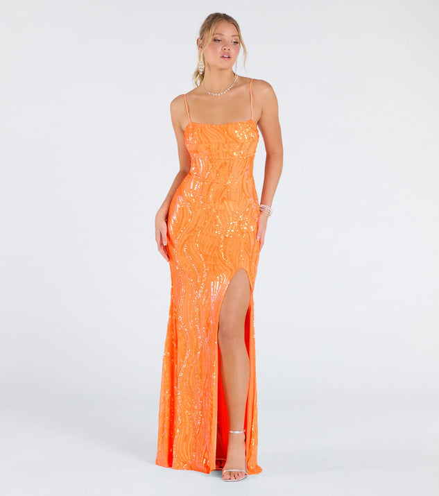 Shop Windsor Ashleigh Lace-Up Corset Sequin Formal Dress Online – Trendy & Affordable Fashion
