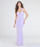 Brenna Halter Mermaid Sequin Formal Dress