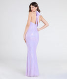 Brenna Halter Mermaid Sequin Formal Dress