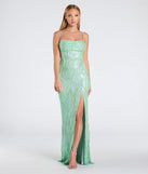 Make the big day unforgettable with the Ashleigh Lace-Up Corset Sequin Formal Dress, a gorgeous sage green bridesmaid dress that balances elegance and affordability.