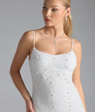 Step into milestone moments with the Amara Corset Mermaid Sequin Formal Dress, a standout in white dresses perfect for birdal showers, Easter celebrations, and 2025 grad looks.