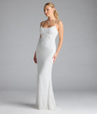 Step into milestone moments with the Amara Corset Mermaid Sequin Formal Dress, a standout in white dresses perfect for birdal showers, Easter celebrations, and 2025 grad looks.