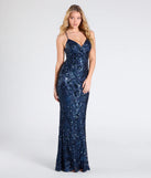 The Gisela Lace-Up Bodycon Sequin Formal Dress in luxe teal fabric, a stunning prom dress with statement details designed to make a bold impression at Prom 2025.