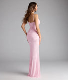 Camilla Mermaid Rhinestone Pearl Formal Dress