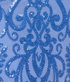 Step into the Prom 2025 dance in the Jenny Cutout Open Back Mermaid Sequin Formal Dress in denim, a stunning blue prom dress designed to complement any theme with its timeless allure and statement-making style.