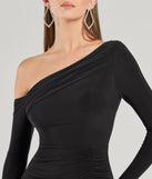 Step into Prom 2025 in a black prom dress, where unique Windsor accents and the standout Vanessa One-Shoulder Mermaid Formal Dress style come together.