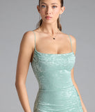 Own every entrance in the Kehlani Formal Floral Lace Slit Mermaid Dress, a sea foam party dress perfect for milestone birthdays and grad parties, or dancing through summer nights and unforgettable bachelorette celebrations.
