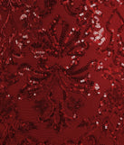 Own the spotlight in the Paulina Strappy Open Back Slit Sequin Formal Dress, a red formal dress crafted to deliver luxe style for summer weddings, Army Balls, or any special event.