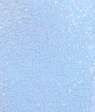 Step into the Prom 2025 dance in the Kaitlyn Cowl Neck Slit Beaded Sequin Formal Dress in light blue, a stunning blue prom dress designed to complement any theme with its timeless allure and statement-making style.