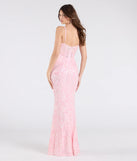 Make a bold statement in the Rosalia Sweetheart Mermaid Sequin Formal Dress in pink, the perfect spring dress for weddings, cocktail hours, nights out, and/or seasonal celebrations.
