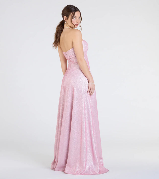 strapless open back dress VIENNA Prom 60096 Size 6 Lava Sequin Short Fitted Neon Homecoming Dres –  Glass Slipper Formals main image 1