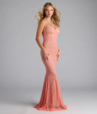Ariella Corset Mermaid Lace Formal Dress