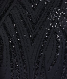 Own the spotlight in the Kailey Lace-Up Mermaid Sequin Beaded Formal Dress, a black formal dress crafted to deliver luxe style for summer weddings, Army Balls, or any special event.