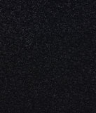 The Tamara Off-The-Shoulder Mermaid Glitter Formal Dress is a show-stopping black prom dress, offering a sleek, slimming silhouette that enhances your natural beauty for an unforgettable night.