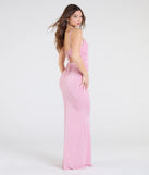 Make the big day unforgettable with the Kylie Lace-Up Mermaid Glitter Formal Dress, a gorgeous pink bridesmaid dress that balances elegance and affordability.