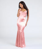 Make a bold statement in the Jackie Floral Sequin Trim Satin Formal Dress in rose, the perfect spring dress for weddings, cocktail hours, nights out, and/or seasonal celebrations.