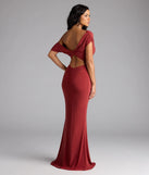 Raven Off-Shoulder Cutout Mermaid Formal Dress