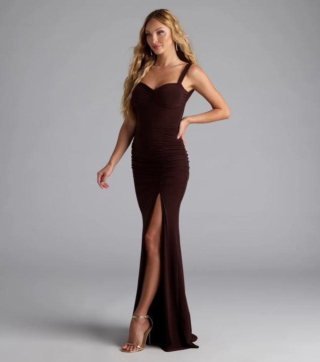 【OJOS】23FW★ Open Waist Mermaid Dress Zooey Open Back Mermaid Formal Dress | Windsor