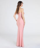 Make a bold statement in the Cheryl Strapless Slit Mermaid Formal Dress in mauve, the perfect spring dress for weddings, cocktail hours, nights out, and/or seasonal celebrations.