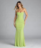 Turn heads at Prom 2025 in this lime green prom dress, where statement-making details meet the iconic style of the Jae Formal Mesh Ruched Mermaid Long Dress.