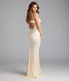 Haisley Open Back Floral Lace Mermaid Dress
