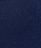 Johanna Cowl Neck Slit Glitter Formal Dress