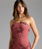 Ariela Lace-Up Cutout Mermaid Formal Dress