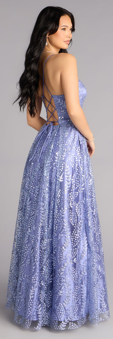 Abby Glitter Lace-Up Ball Gown | Windsor Abby Glitter Lace-Up Ball Gown | Windsor