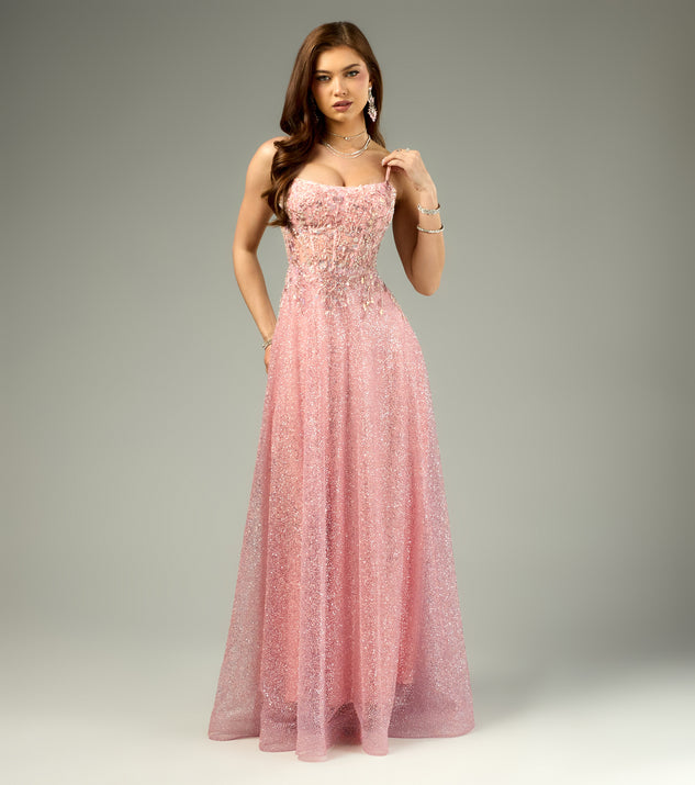 Gloria Lace-Up Corset A-Line Ball Gown | Windsor Gloria Lace-Up Corset A-Line Ball Gown | Windsor