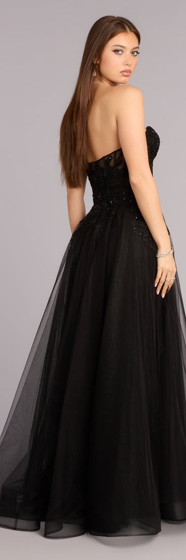 Kennedy Tulle A-Line Ball Gown