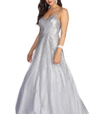 Mira Glitter Glow Ball Gown
