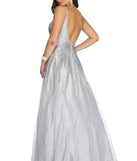 Mira Glitter Glow Ball Gown