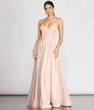 Sabrina Metallic Mesh Ball Gown