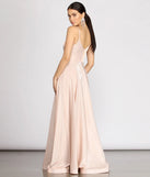 Sabrina Metallic Mesh Ball Gown