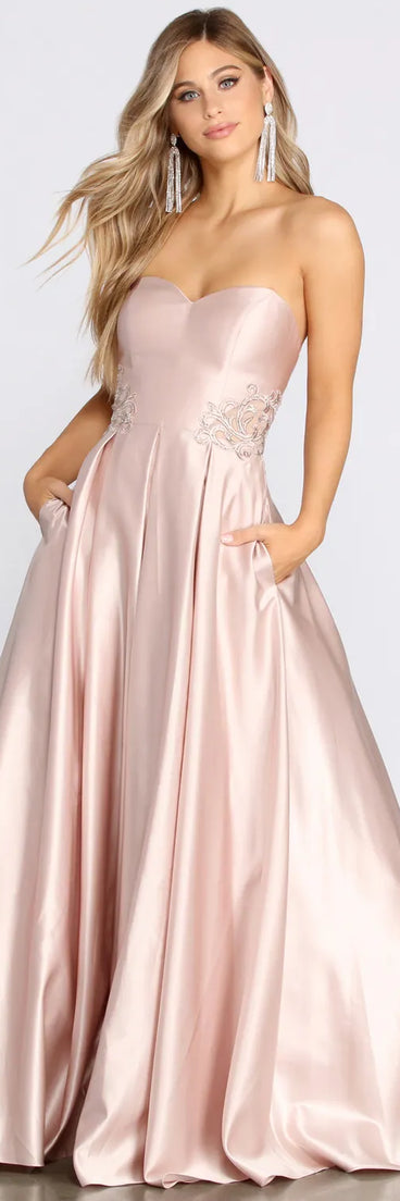 Nikita Strapless Sweetheart Ball Gown